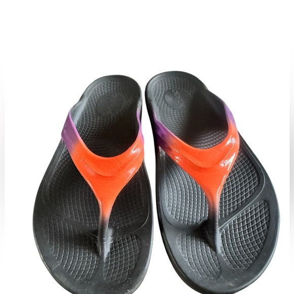 OOFOS WOMENS OOLALA LUXE SUNSET SANDALS SZ 10 - Picture 3 of 8